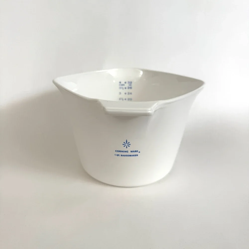 Vintage Corning Ware P-55-B Blue Cornflower 1 Qt Saucemaker Pyroceram USA